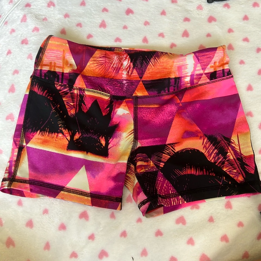 Pink and Purple sliders , unknown brand size S